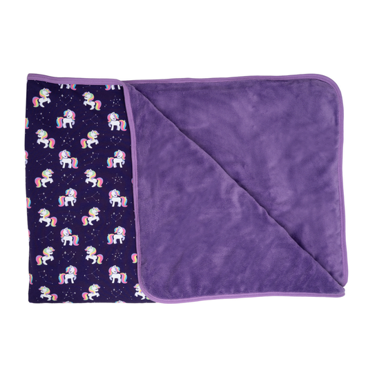 Kuscheldecke im Babauba-Stil GalaxyUnicorns