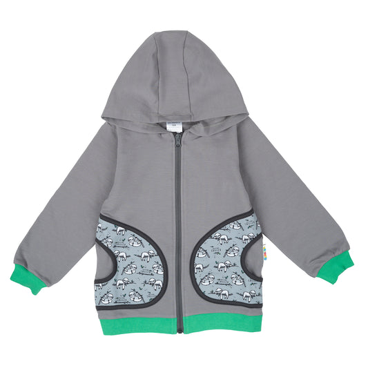 Sweatjacke im Babauba-Stil Fulltimechiller