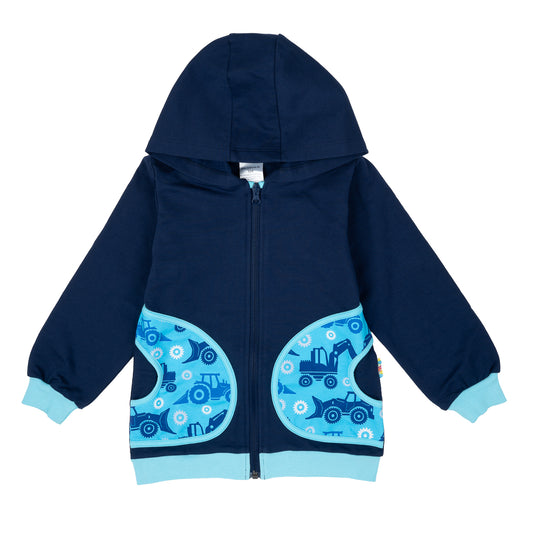 Sweatjacke im Babauba-Stil Tractorsandgears