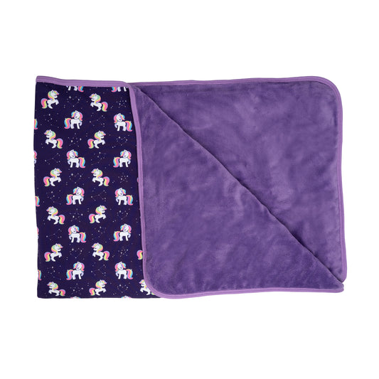 Kuscheldecke SuperXXL GalaxyUnicorns Lila