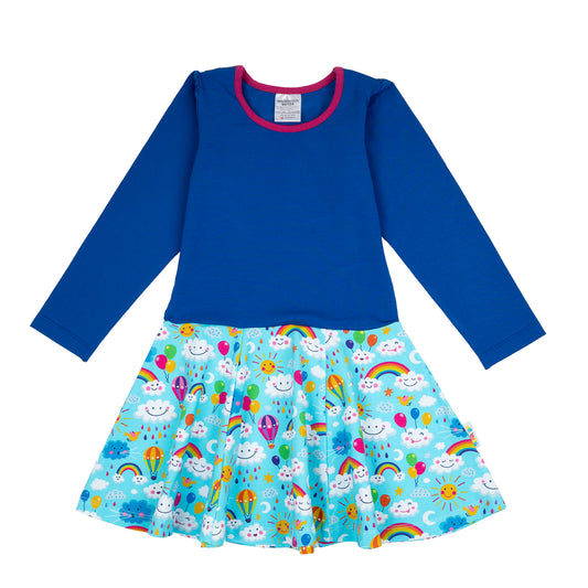 Drehkleidchen im Babauba-Stil Rainbowsandclouds