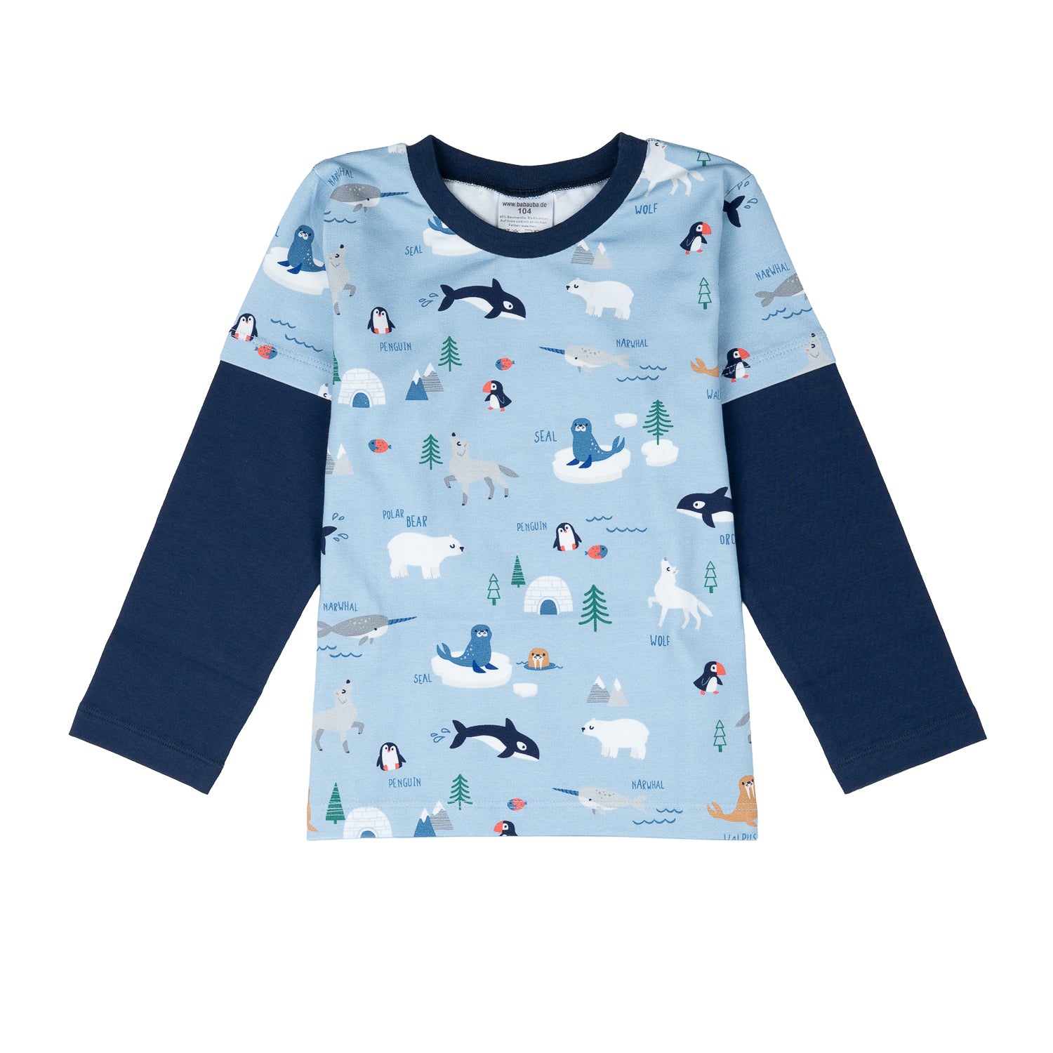 Langarm T-Shirt ArcticAnimals