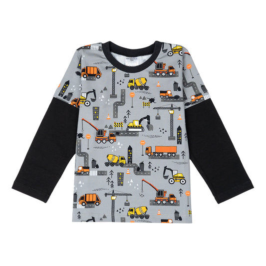 Langarm T-Shirt ConstructionWorld