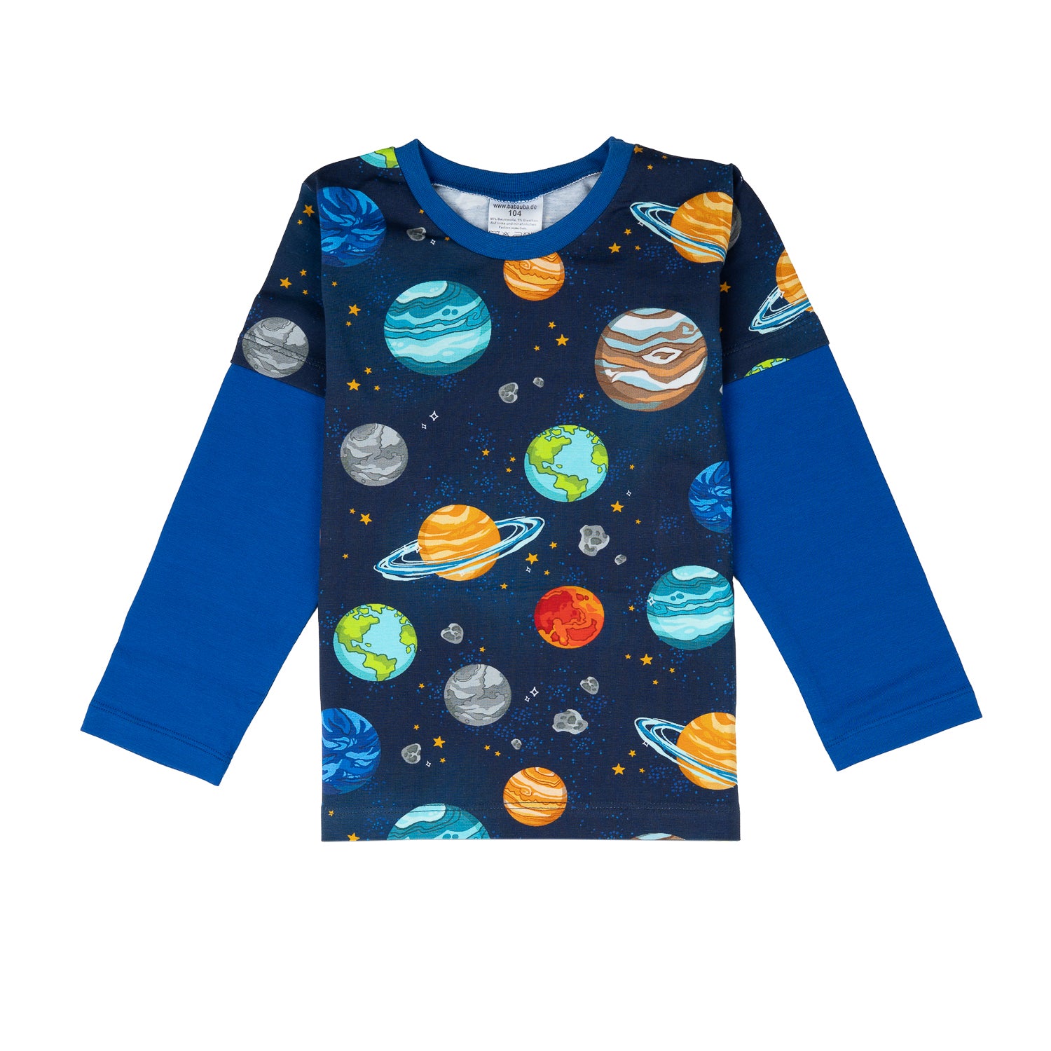 Langarm T-Shirt Planets