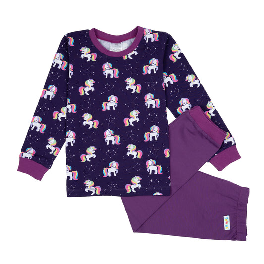 Pyjamaset im Babauba-Stil GalaxyUnicorns