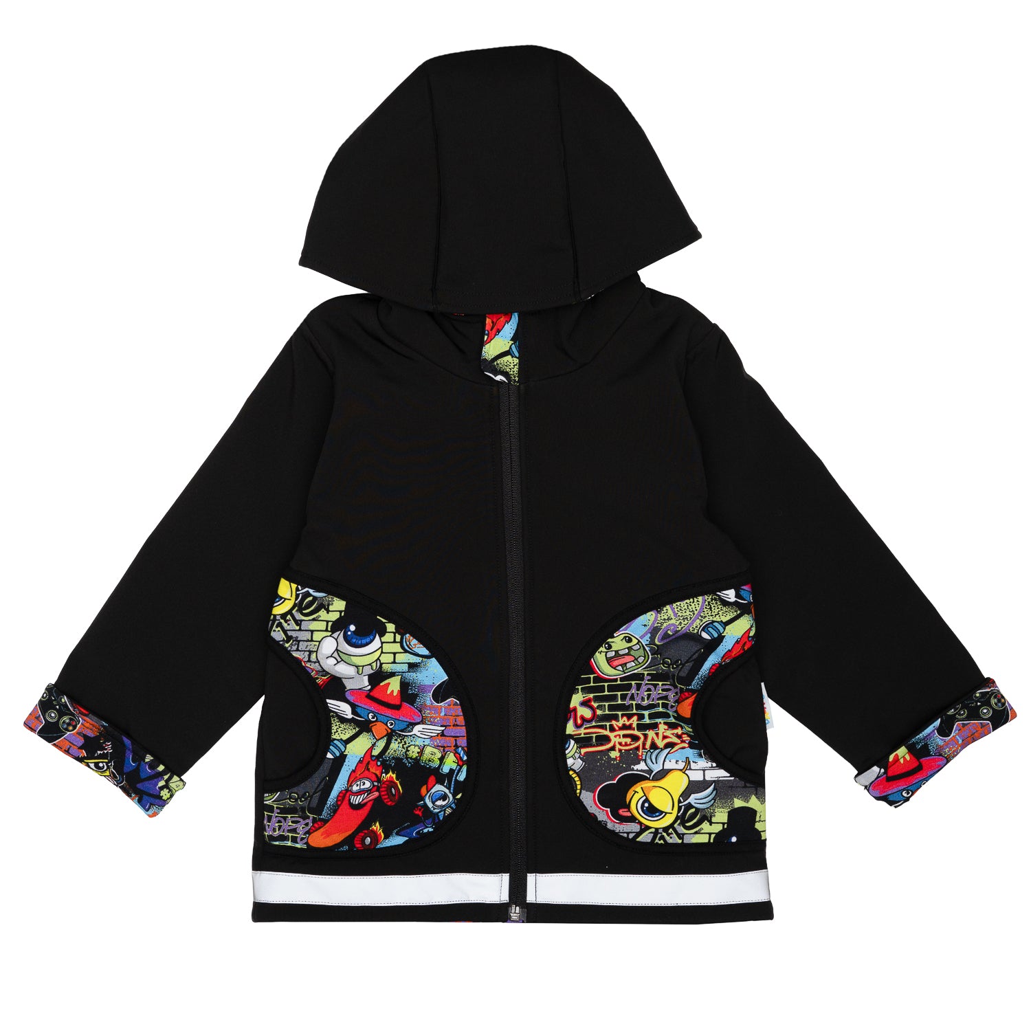 Softshelljacke im bunten Babauba-Design