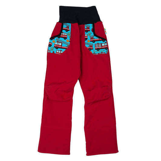 Babauba Softshellhose im Babauba-Stil Rot