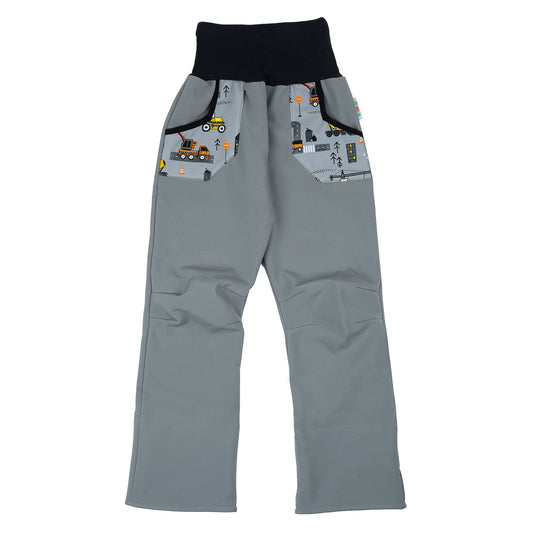 Babauba Softshellhose im Babauba-Stil grau