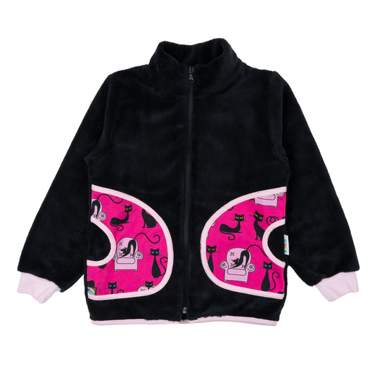 Uni-Kuschelhoodie im Babauba-Stil BlackCats