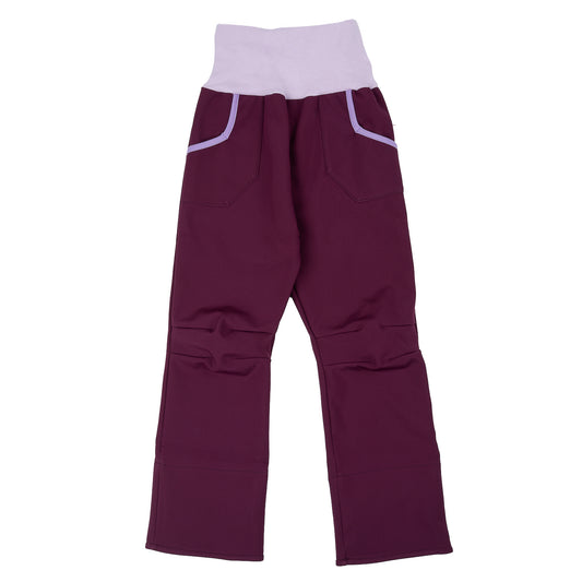 Babauba Softshellhose Farbe Aubergine