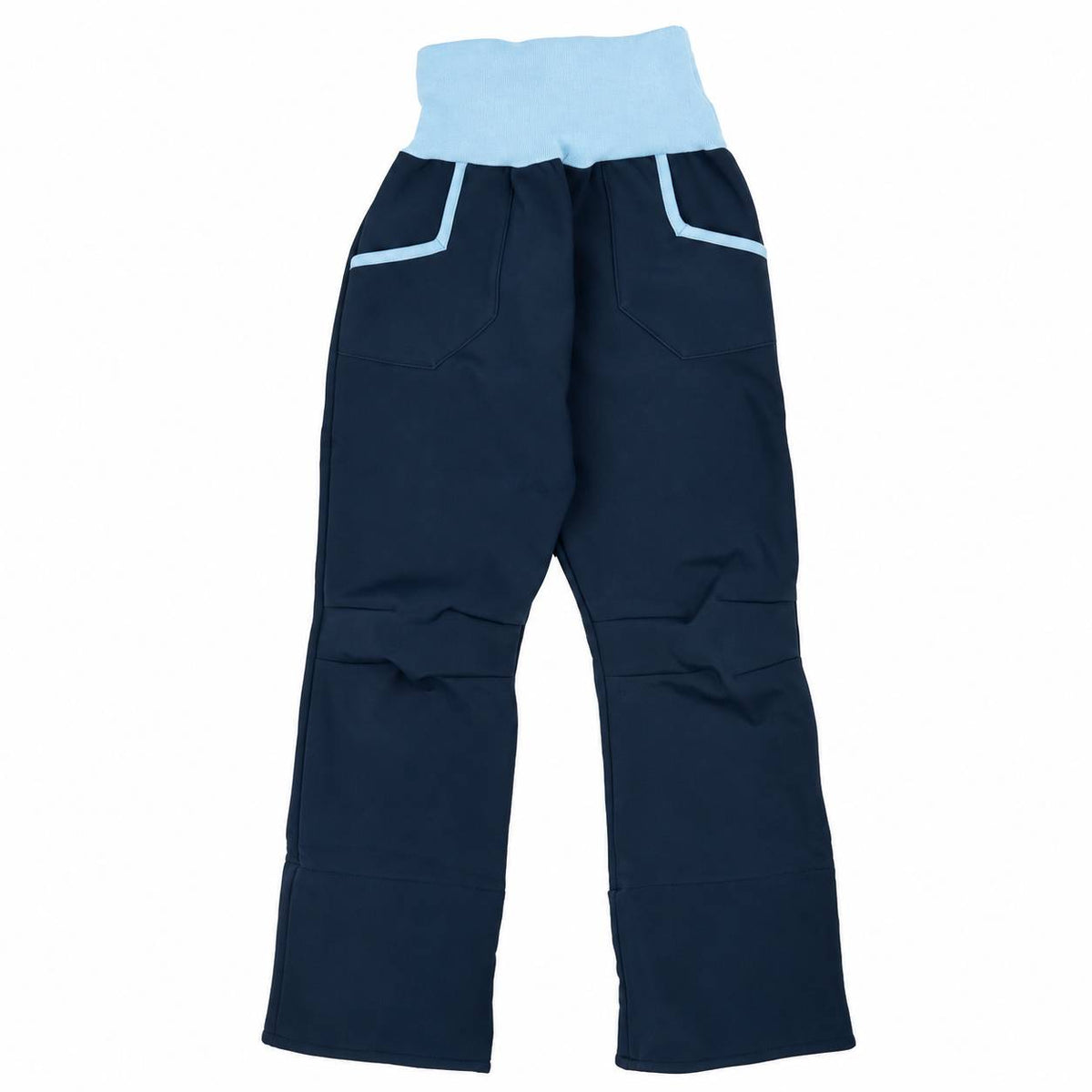 Uni-Softshellhose Dunkelblau-Babyblau