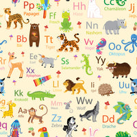 Babauba Grafik im Stil Alphabet