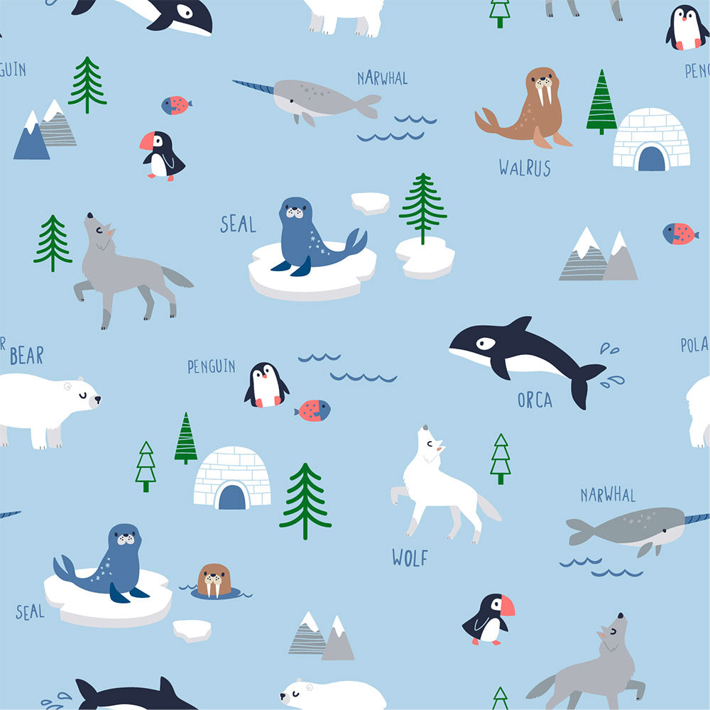 Babauba Grafik Motiv ArcticAnimals