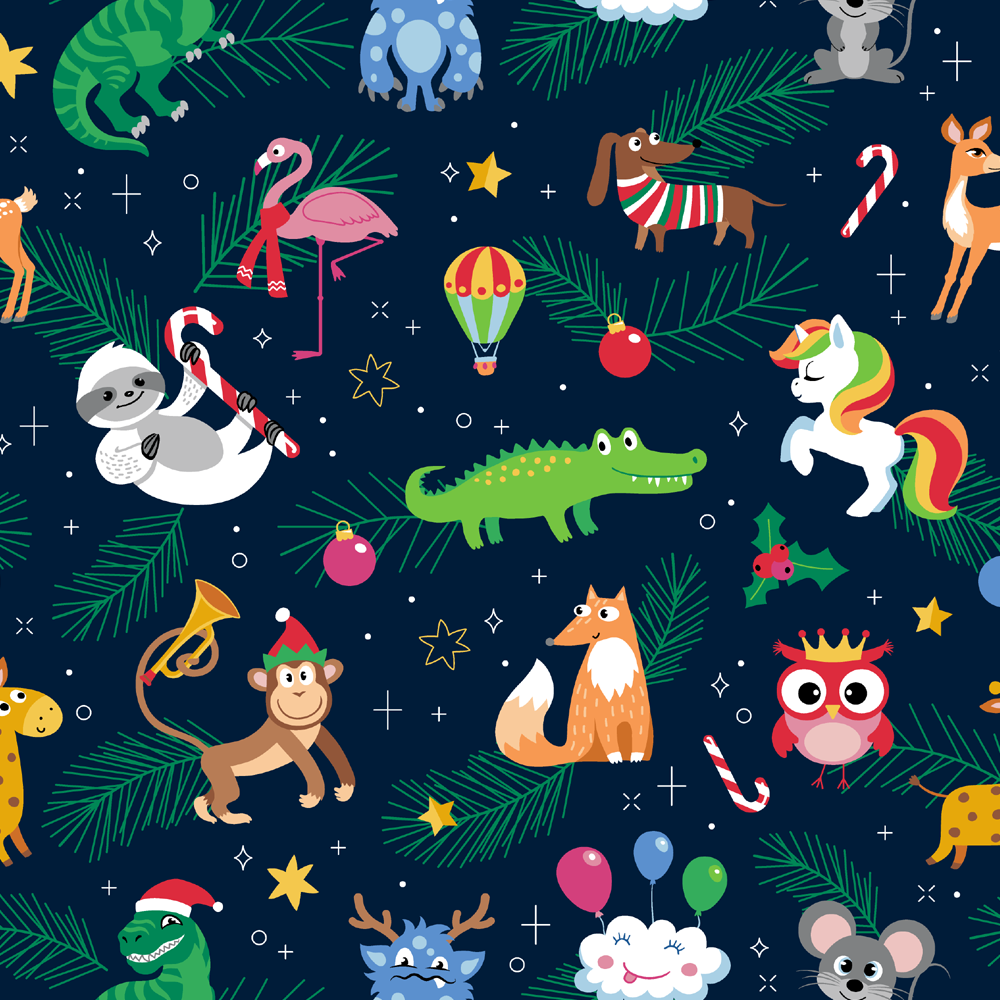 Grafik BabaubaChristmas Motiv