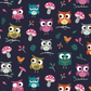 Babauba Grafik Motiv Hoots-Night