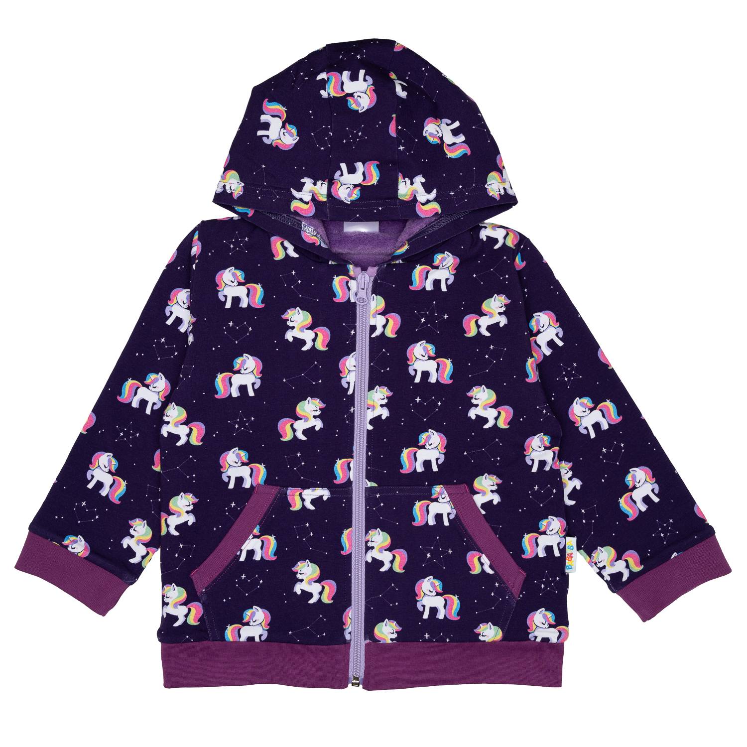 Jersey-Kuscheljacke GalaxyUnicorns