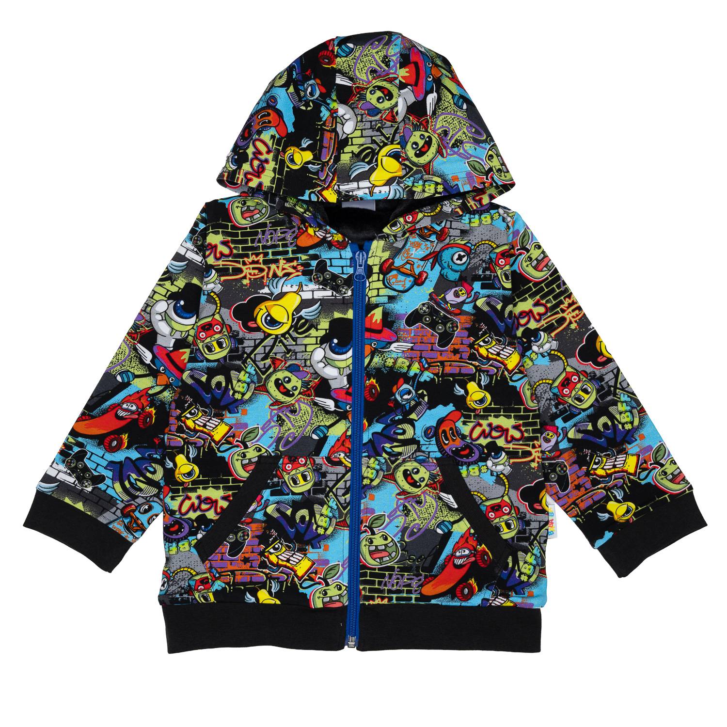 Jersey-Kuscheljacke CrazyGraffitiMonsters