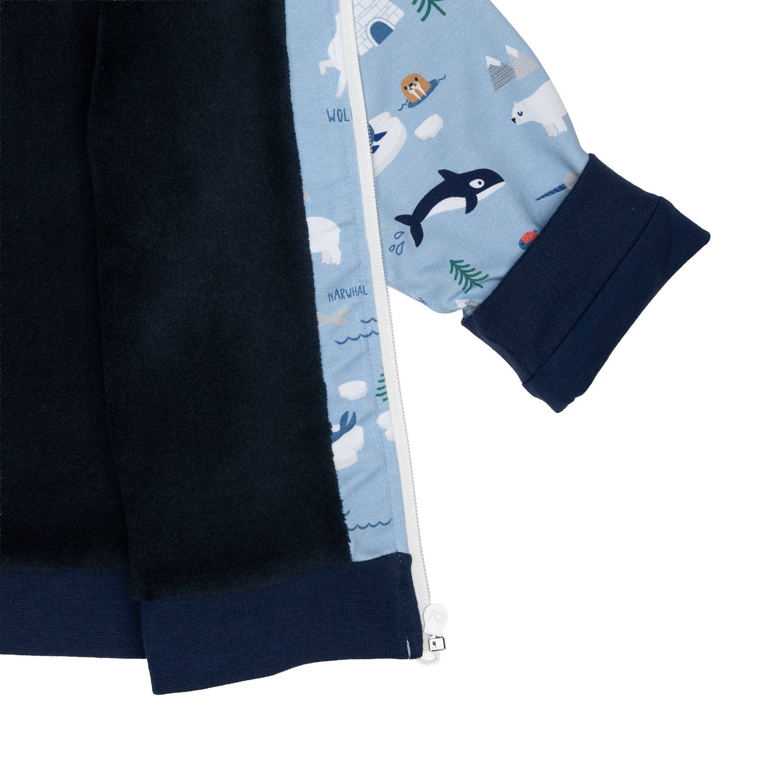 Jersey-Kuscheljacke ArcticAnimals