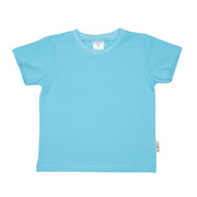 Einfarbiges Kurzarmshirt für Kinder