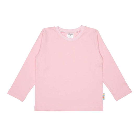 Uni-Langarmshirt Babyrosa