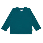 Uni-Langarmshirt Petrol