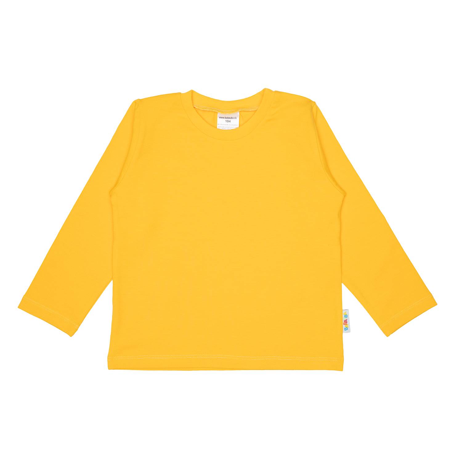 Uni-Langarmshirt Curry