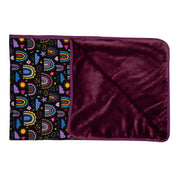 Kuscheldecke Large LovelyRainbows-Black