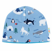 Beanie ArcticAnimals-Babyblau