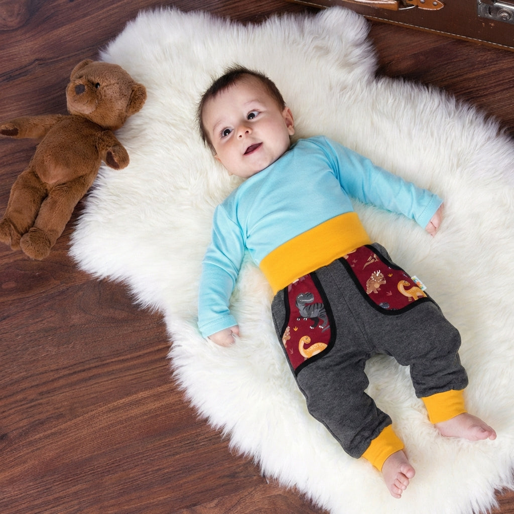 CoolPocketPants BigDinos-Brown