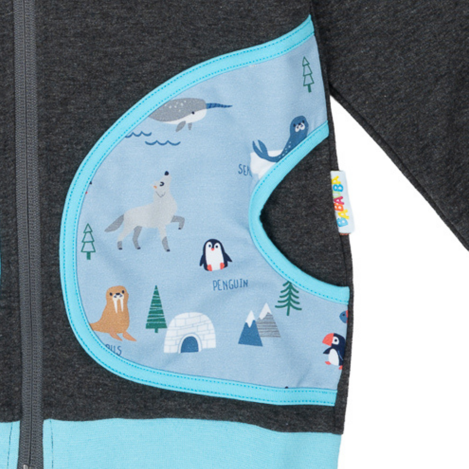 CoolPocketHoodie ArcticAnimals