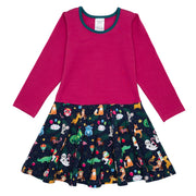 Long-sleeve twirl Dress BabaubaChristmas