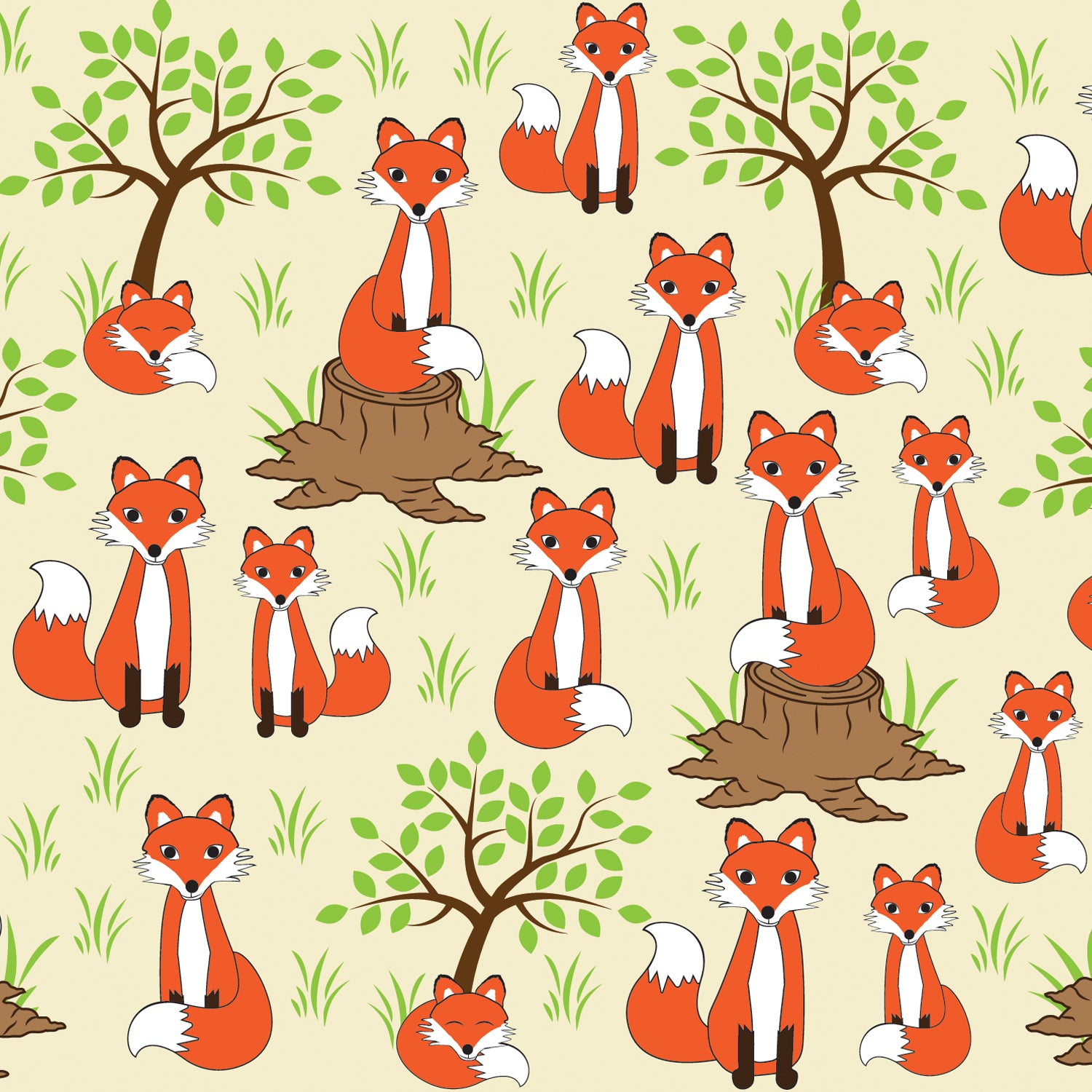 Babauba Grafik im Stil FoxWorld