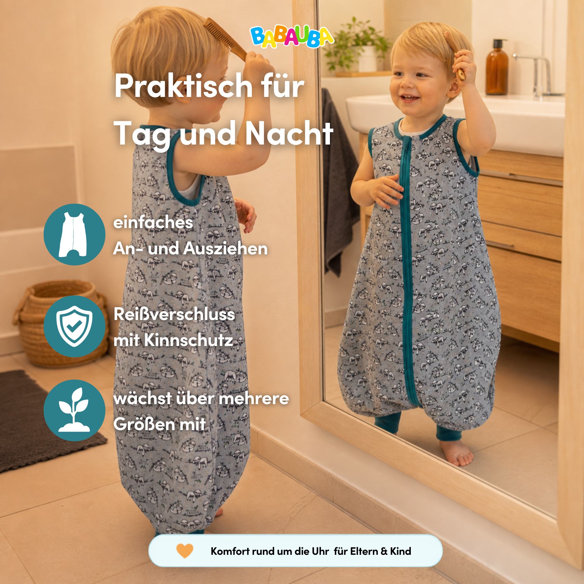 Füßchen-Schlafsack Tiny-Fulltimechiller | 0,5 TOG