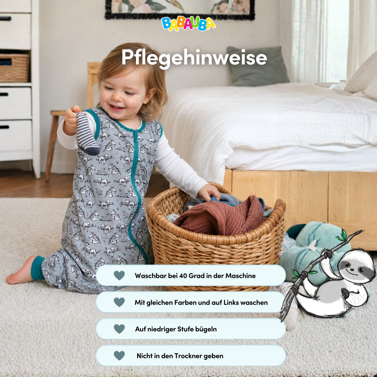 Füßchen-Schlafsack Tiny-Fulltimechiller | 0,5 TOG