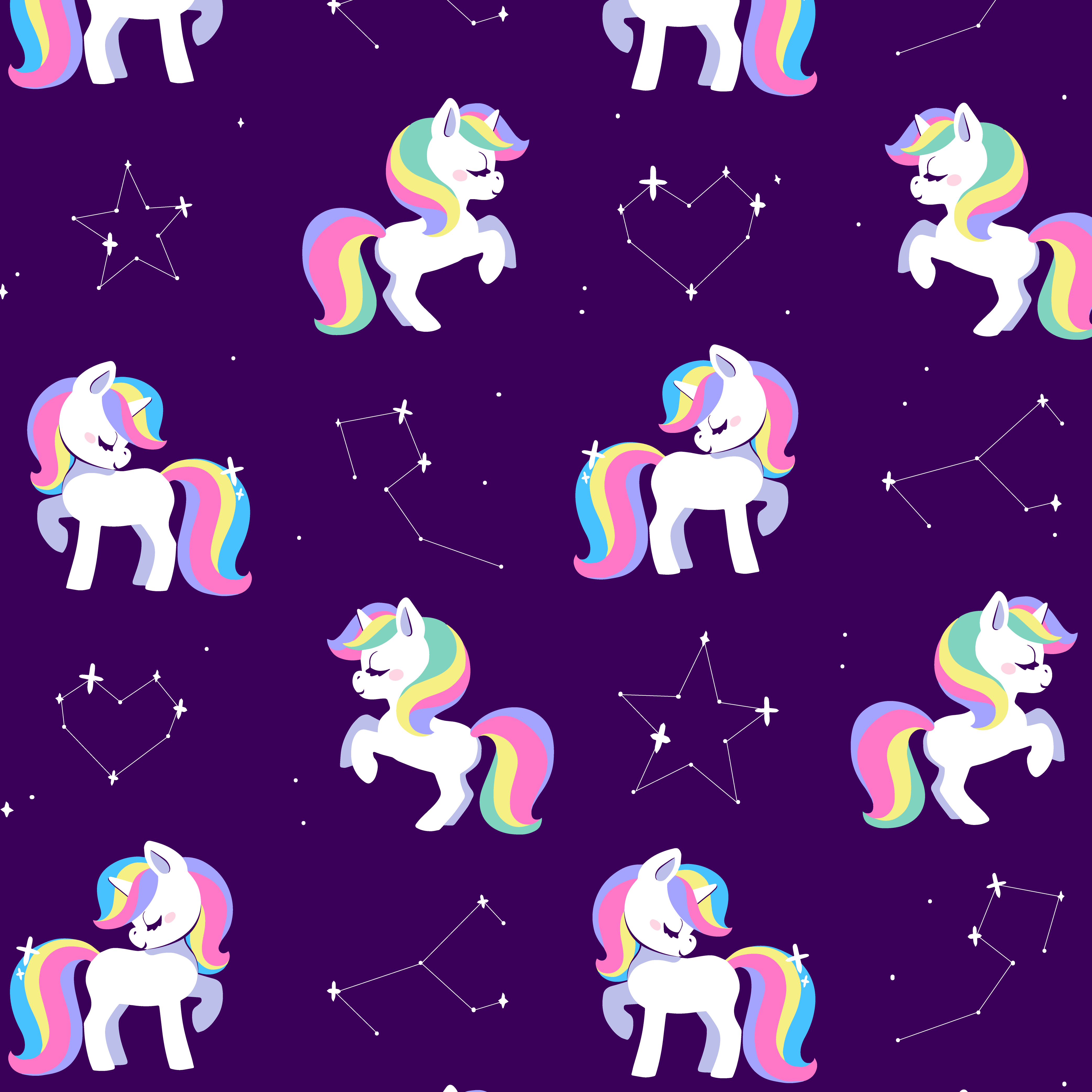 Babauba Grafik Motiv Galaxyunicorns