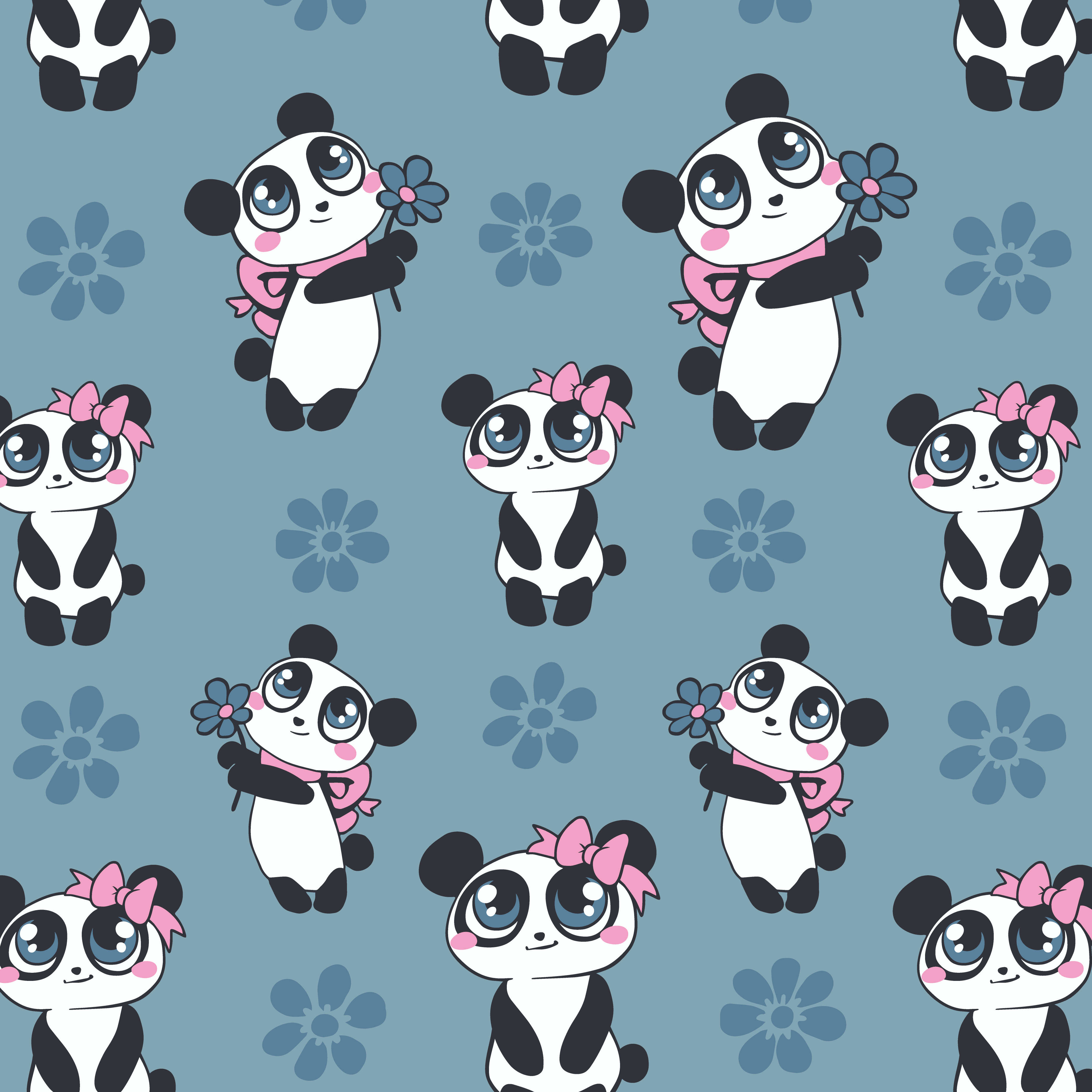 Babauba Grafik Motiv GirlyPanda