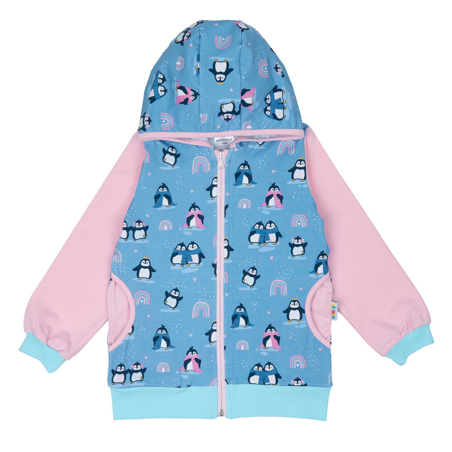 Hoodie im Babauba-Stil PinguinFriends