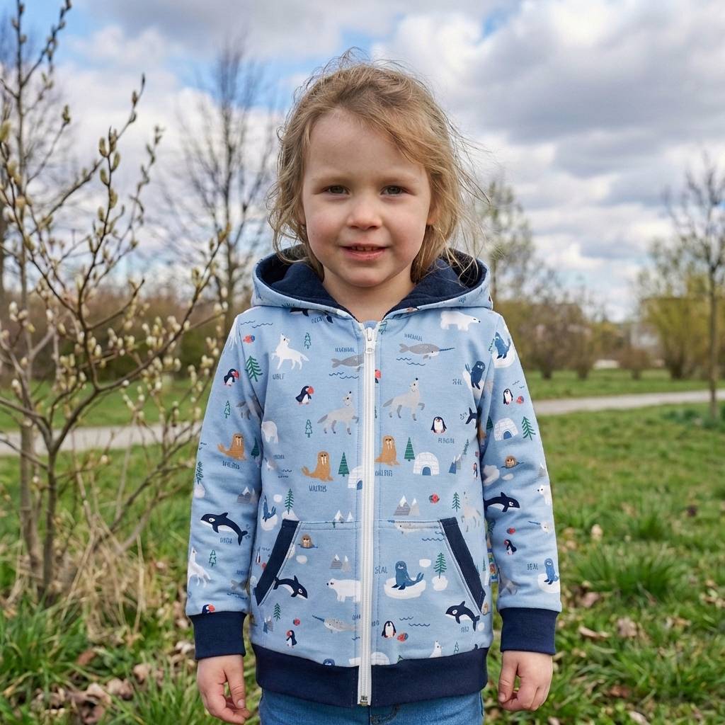 Jersey-Kuscheljacke ArcticAnimals
