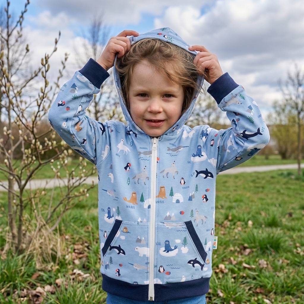 Jersey-Kuscheljacke ArcticAnimals