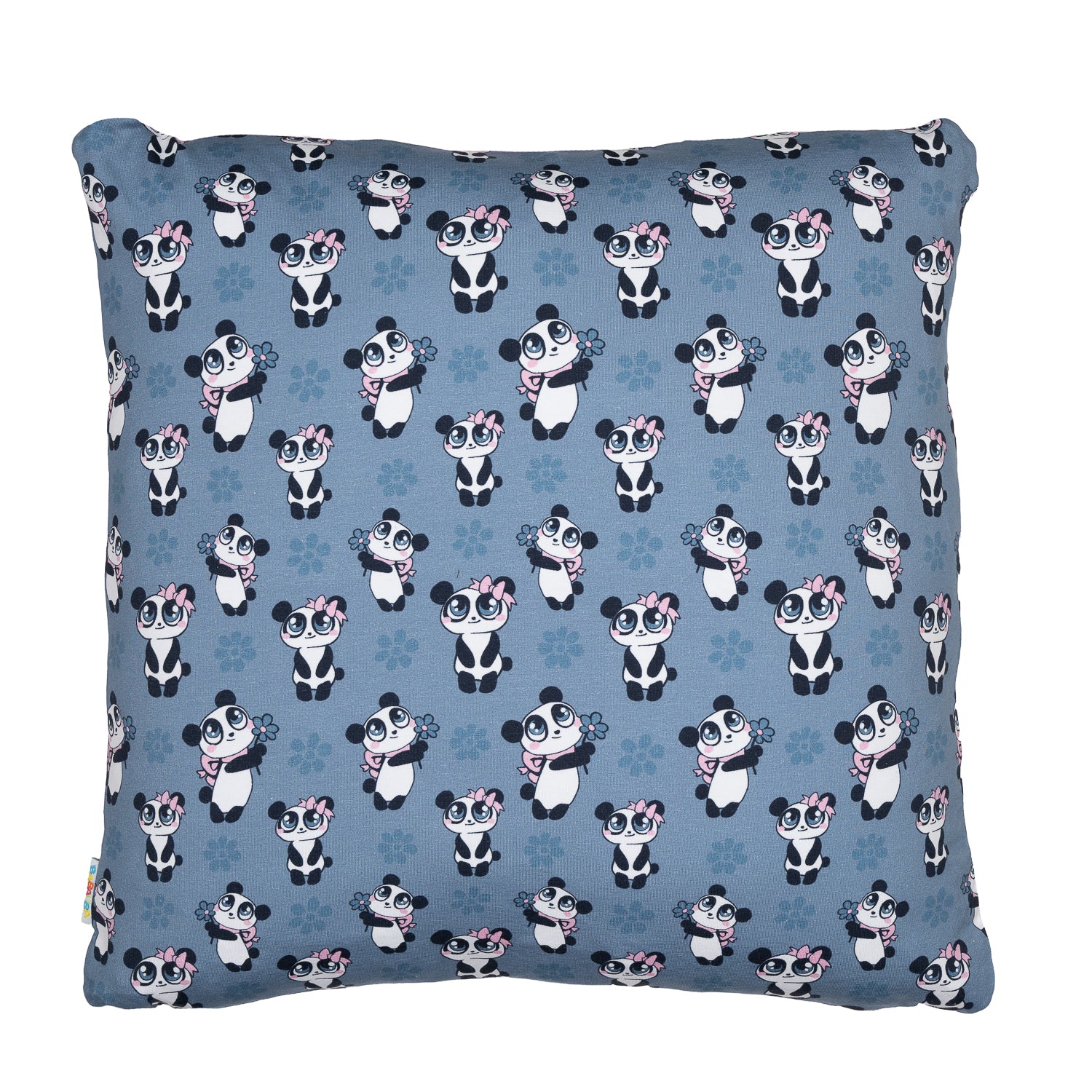 Kuschelkissen-Bezug GirlyPanda-Grey
