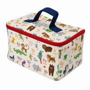 Kulturtasche im Stil Alphabet