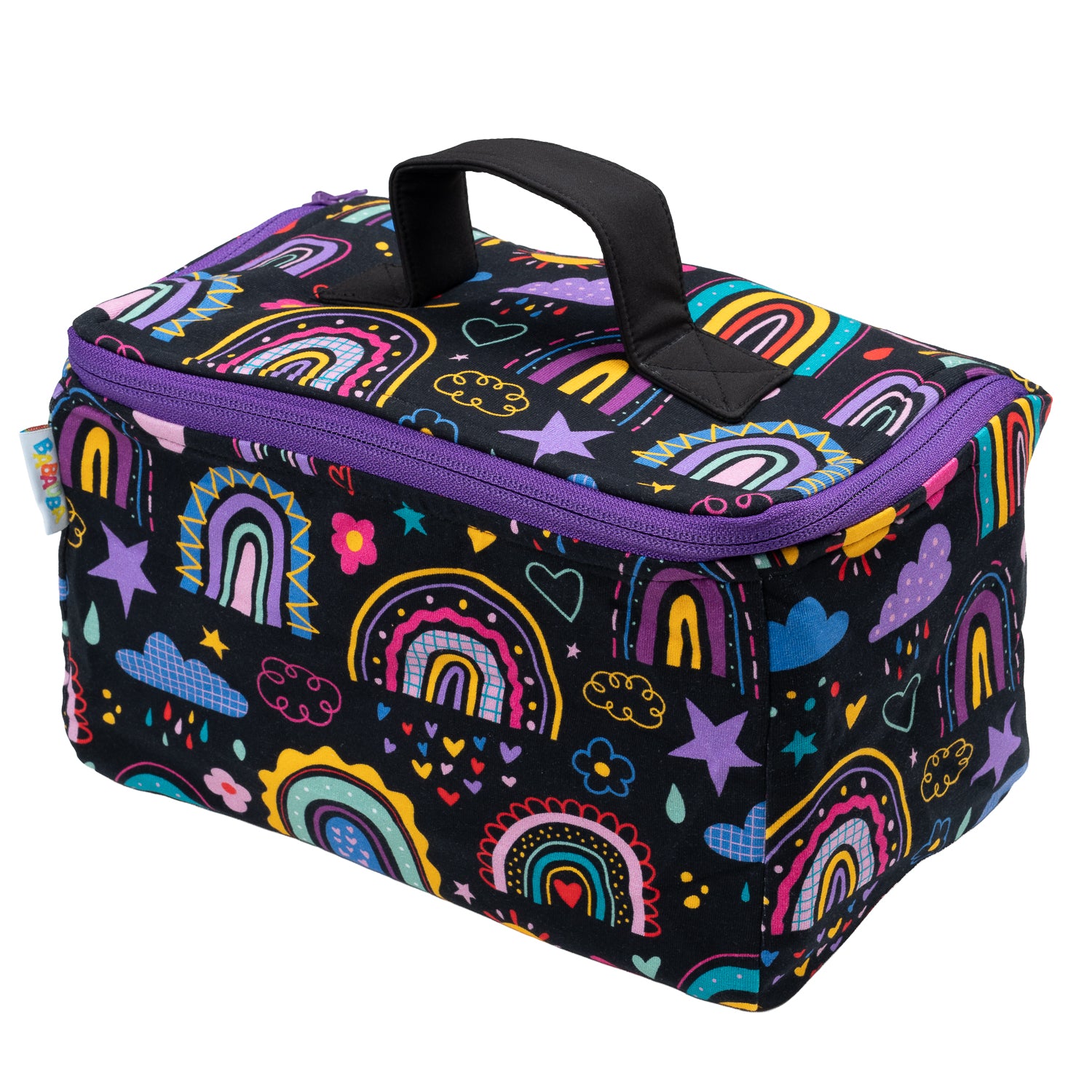 Kulturtasche im Babauba-Stil LovelyRainbows-Black