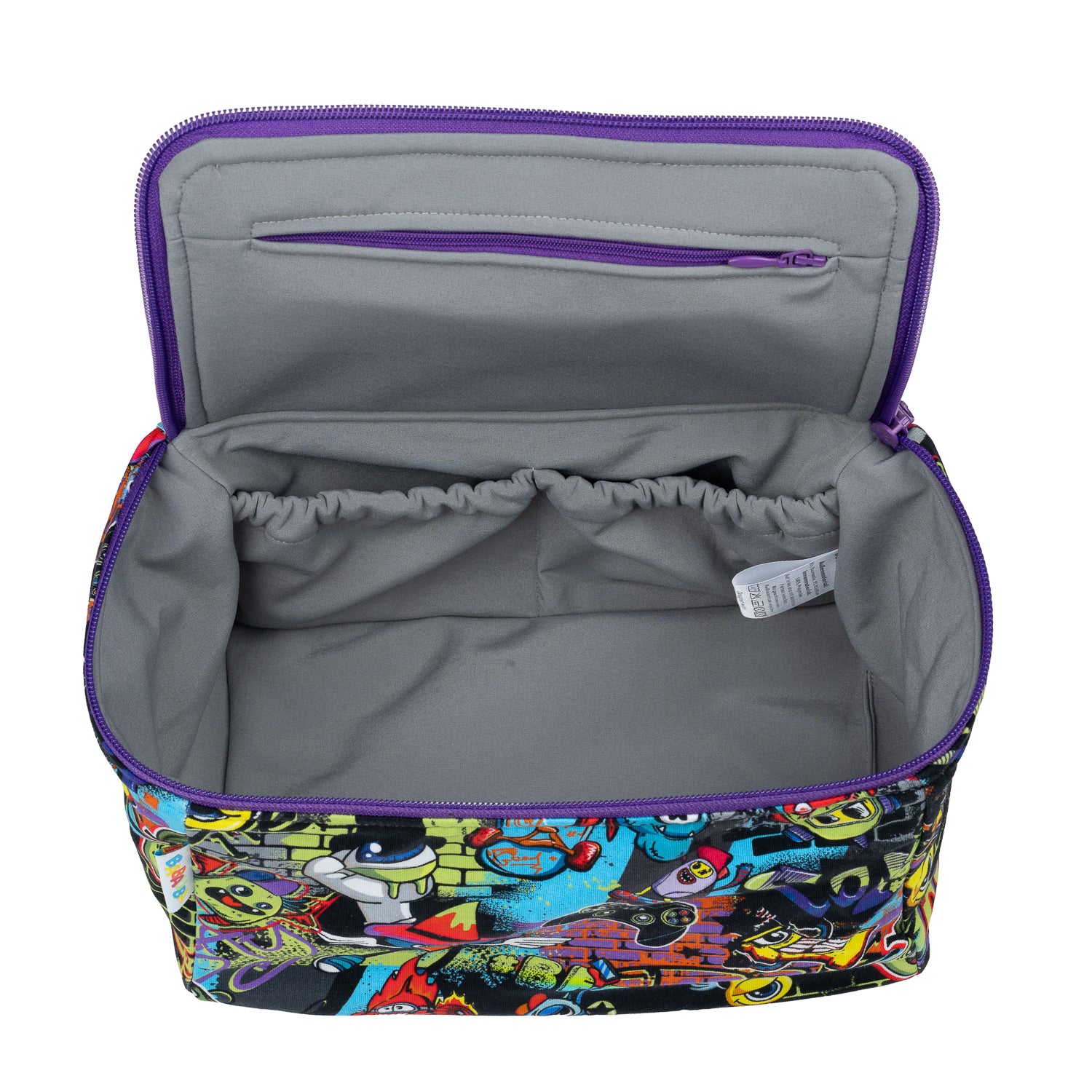 Kulturtasche geöffnet im Babauba-Stil CrazyGraffitiMonsters