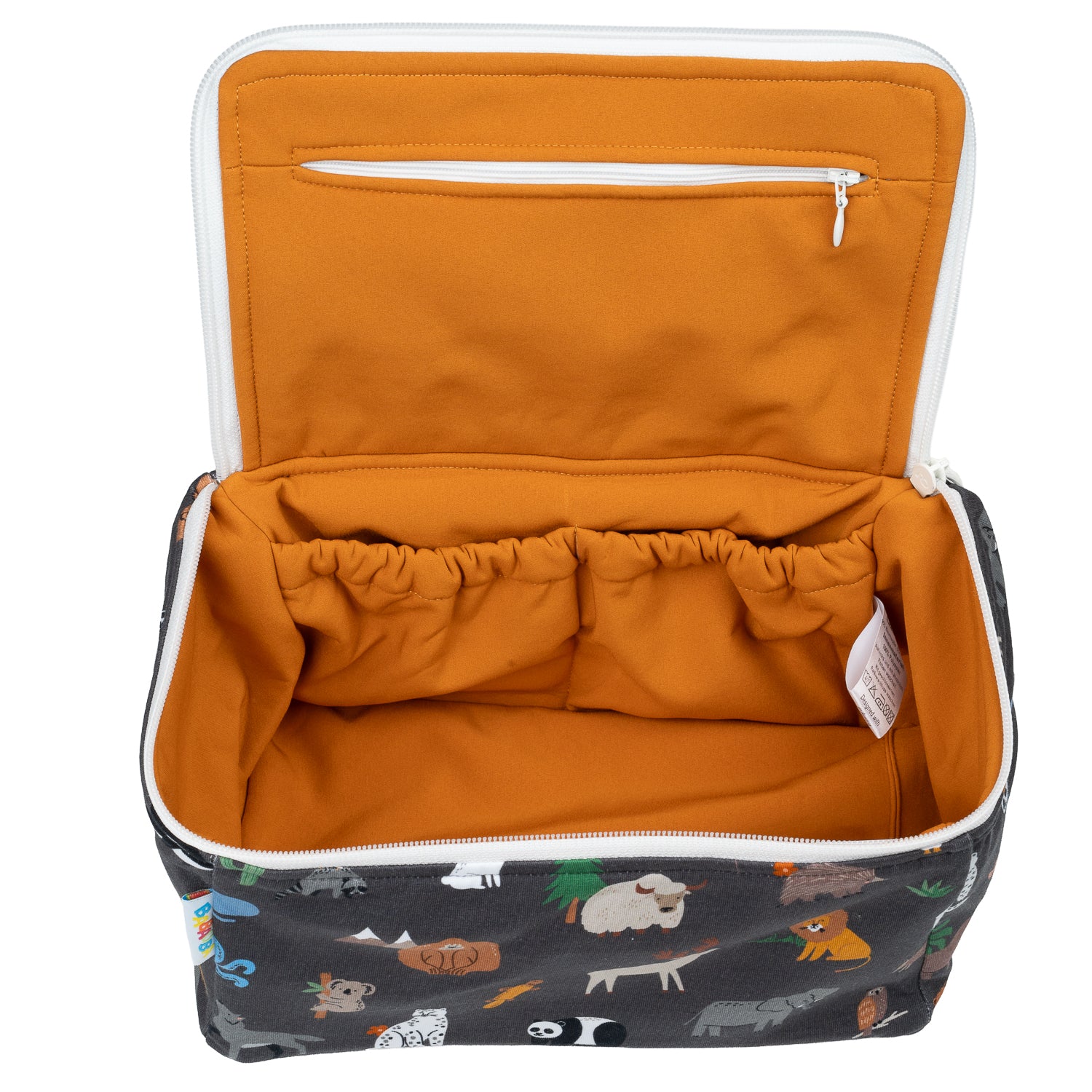 Kulturtasche geöffnet im Babauba-Stil AnimalsOfTheWorld