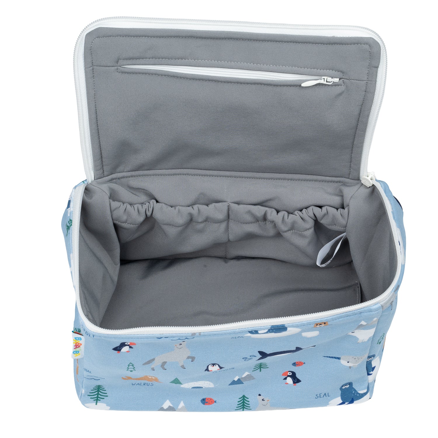 Kulturtasche geöffnet im Babauba-Stil ArcticAnimals