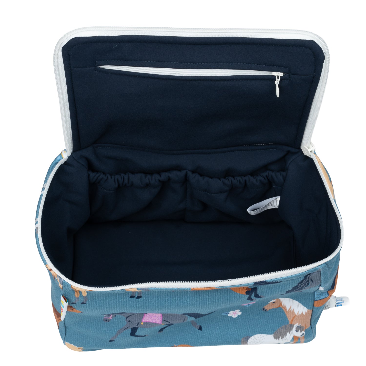 Kulturtasche geöffnet im Babauba-Stil DreamyHorses