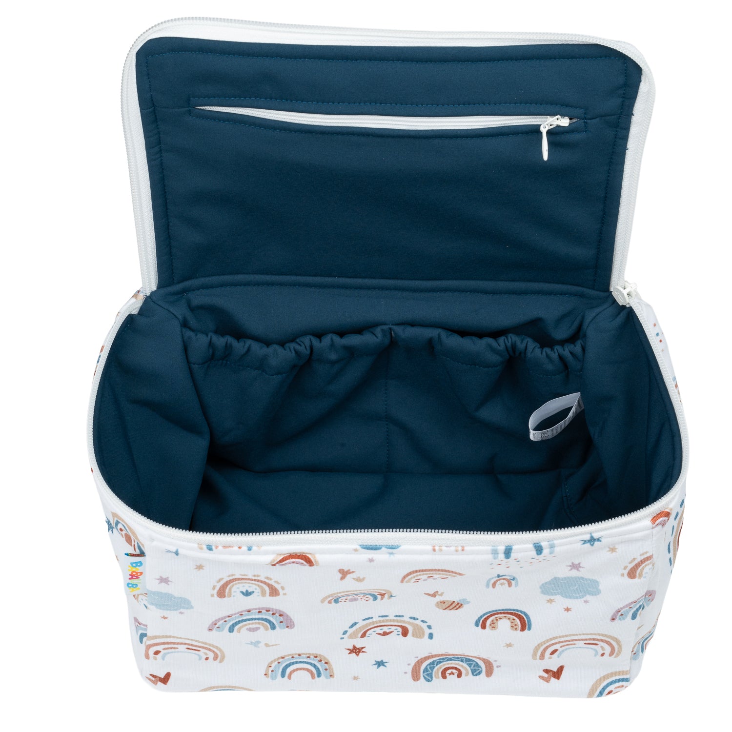 Kulturtasche geöffnet im Babauba-Stil MiniRainbow