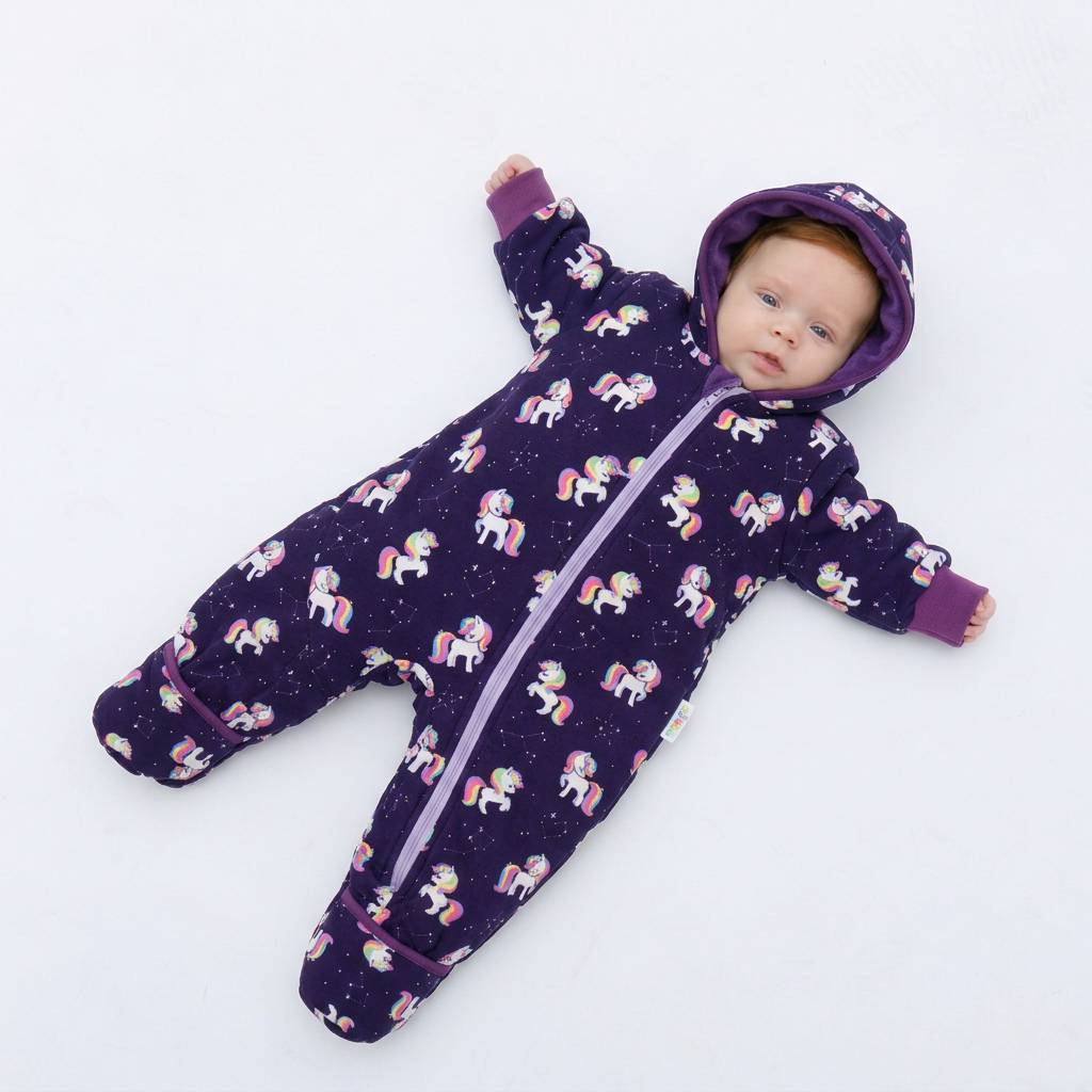 Cozy Fleece Jumpsuit GalaxyUnicorns
