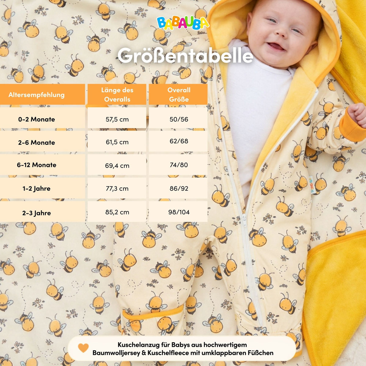 Kuschel-Overall BabyBees