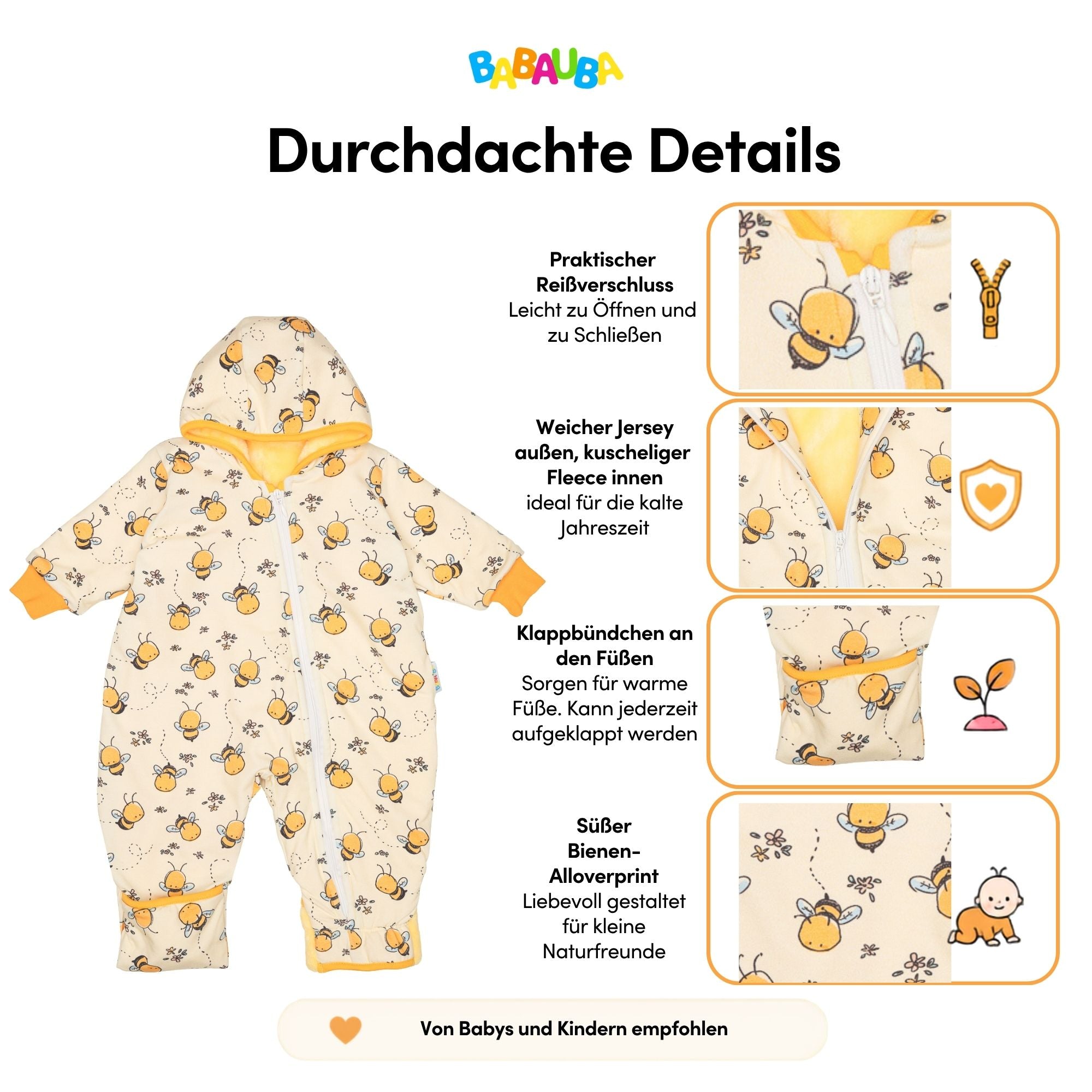 Kuschel-Overall BabyBees